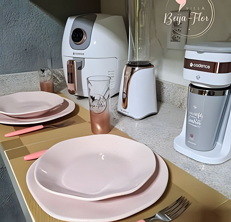 Villa Beija-Flor1: Suíte alexa e piscina privativa