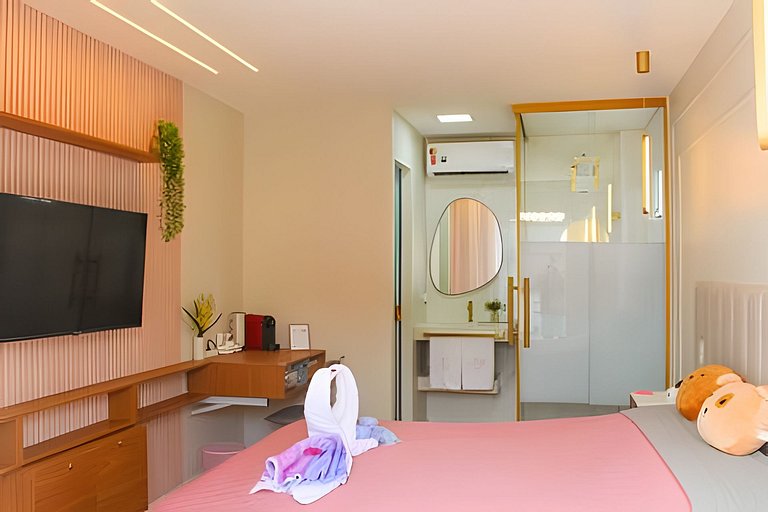 Villa Beija-Flor1: Suíte alexa e piscina privativa
