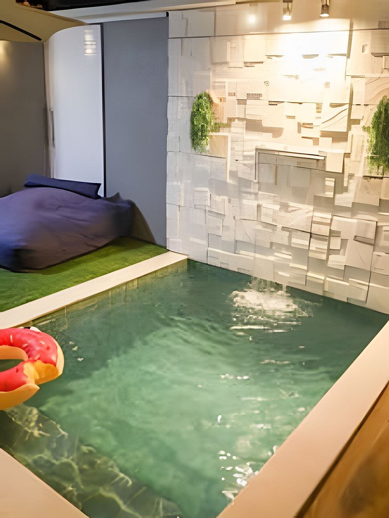 Villa Beija-Flor1: Suíte alexa e piscina privativa