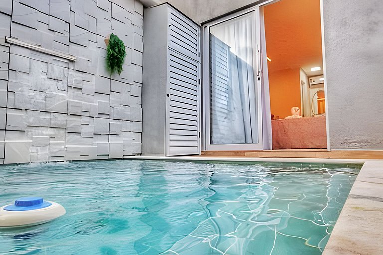 Villa Beija-Flor1: Suíte alexa e piscina privativa